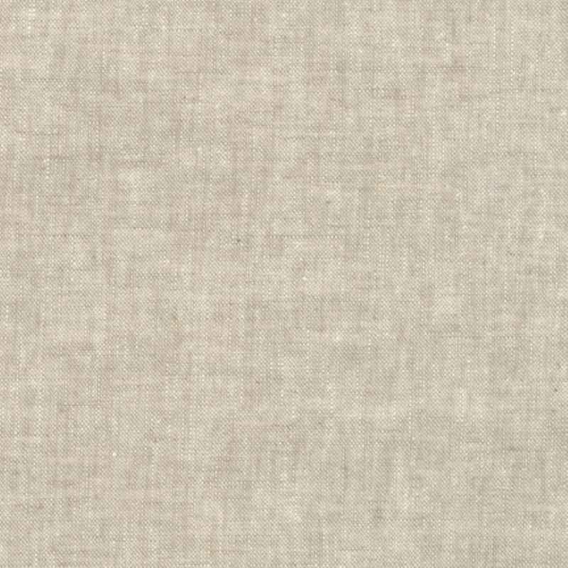 Tissu Patchwork Faux-uni Coton-Lin Ecru