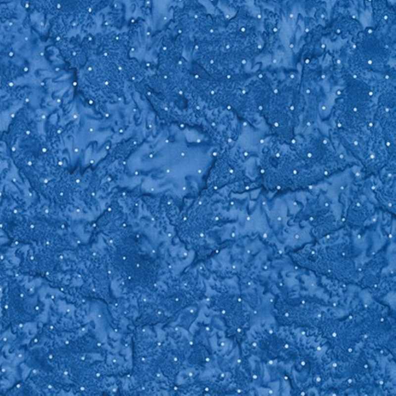 Tissu Patchwork Batik Kasuri Blue, Coupon