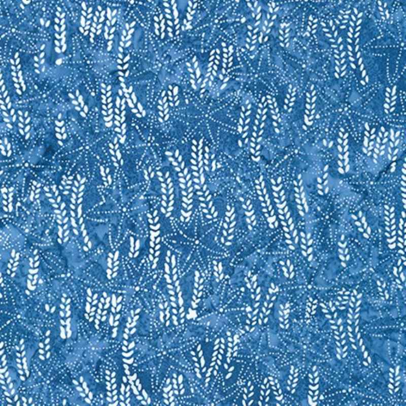 Tissu Patchwork Batik Kasuri Epi Denim, Coupon