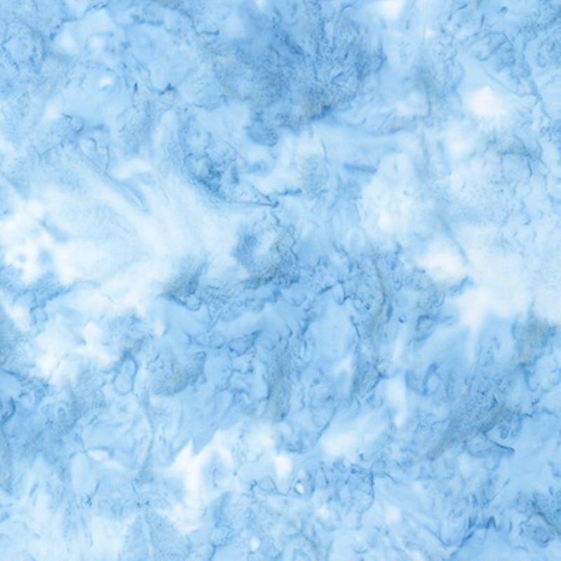 Tissu Patchwork Batik Kasuri Faux-unis Sky
