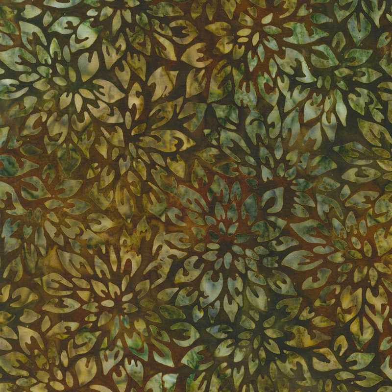 Tissu Patchwork Batik Junglescape Earth