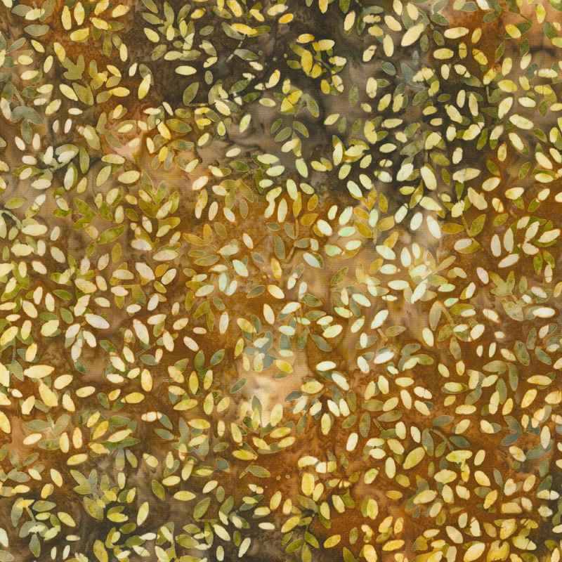 Tissu Patchwork Batik Junglescape Tawny