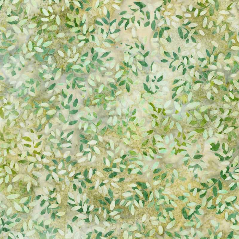 Tissu Patchwork Batik Junglescape Eucalyptus, Coupon