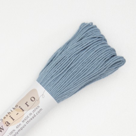 Fil Sashiko Bleu Pastel, Col. n°A9 - 40 m