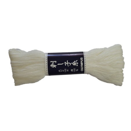 Fil Sashiko Blanc, Col. n°101 - 100 m