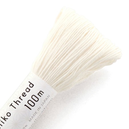 Fil Sashiko Vanille, Col. n°115 - 100 m