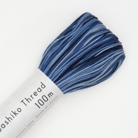 Fil Sashiko Bleu Indigo, Col. n°157 - 100 m