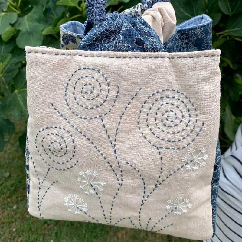 Modèle Patchwork _ Sac Japonais Jardin Botanique