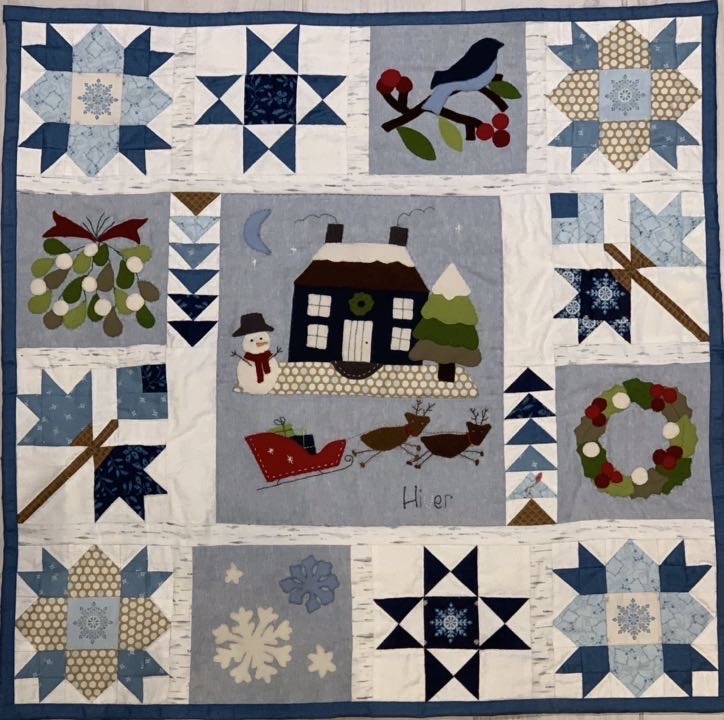 Modèle Patchwork _ Au Fil des Saisons "Hiver"