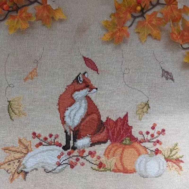 Modèle de Point Compté - Mélodie Automnale