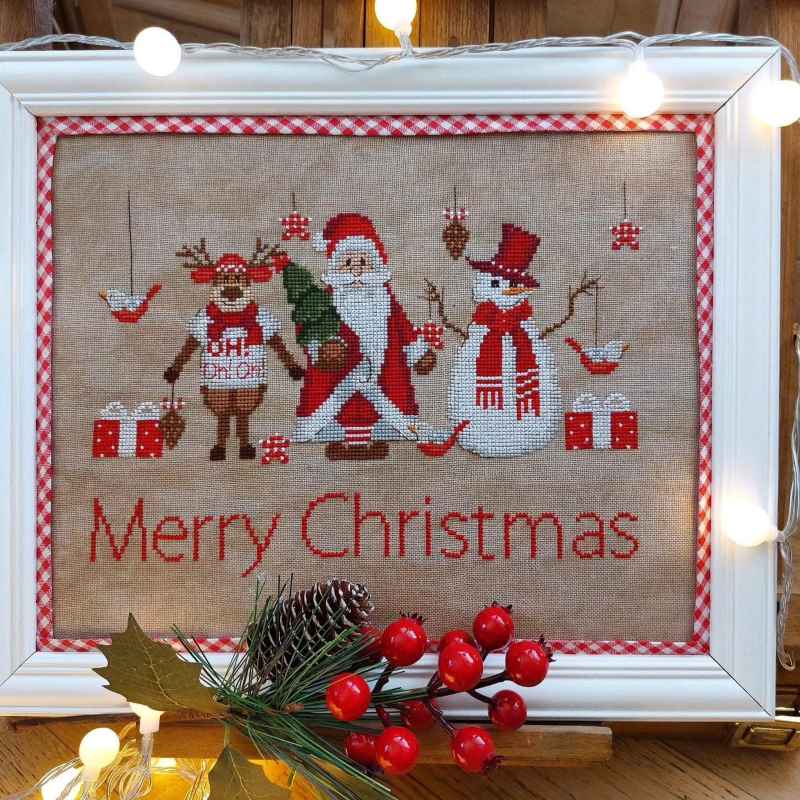 Modèle de Point Compté - Merry Christmas