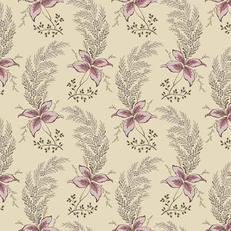 Tissu Patchwork English Garden "Orchid Sugar & Cream"