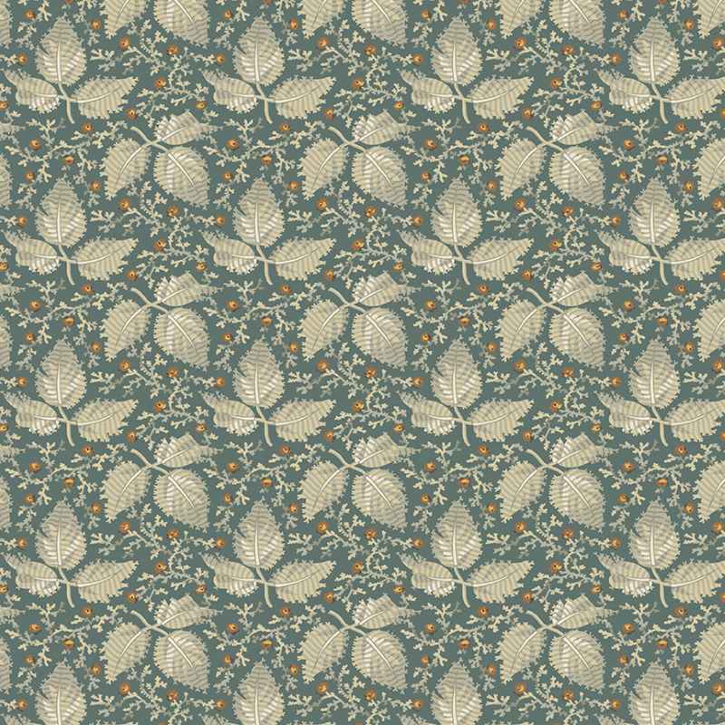 Tissu Patchwork English Garden "Mint Earl Grey"