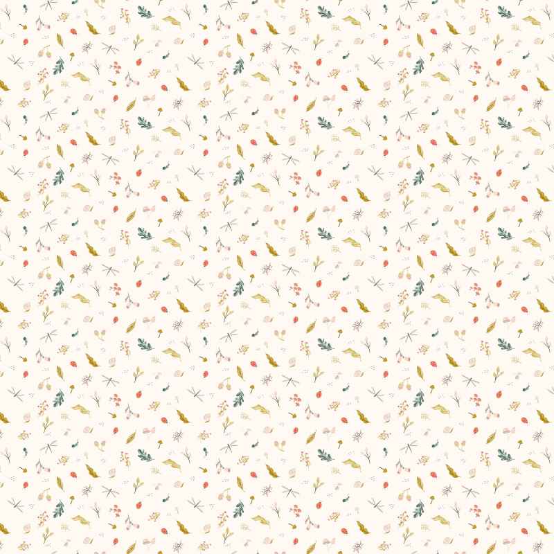 Tissu Patchwork Thicket & Bramble "Critters Cream"