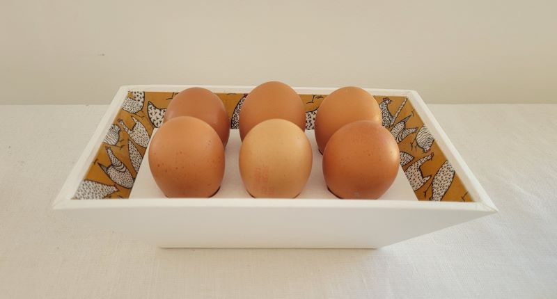 Tuto Cartonnage - Corbeille à Oeufs