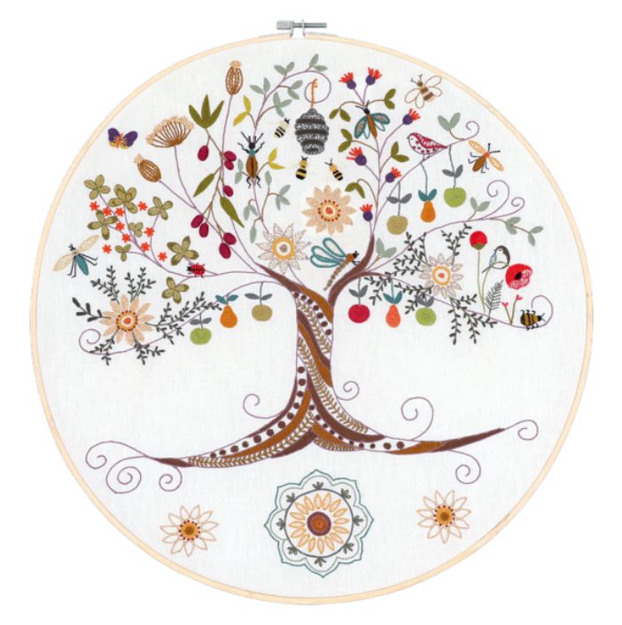 Kit Broderie "Mon Arbre de Vie d'été"