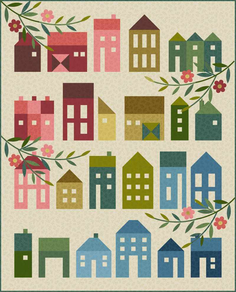 Modèle Patchwork Summer Village de Edyta Sitar
