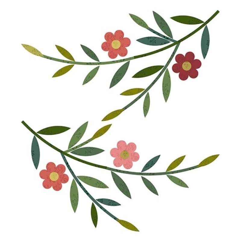 Silhouettes Olive Branch Edyta Sitar