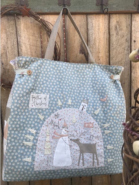 Modèle Patchwork Sac "Together at Christmas Carpet Bag" de Anni Downs