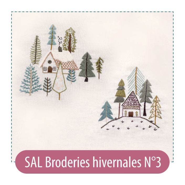 Kit Broderie Hivernales - N°3 (SAL)