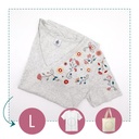 Kit Broderie - Easy Custo "Planche Fleurie - Suzanne"