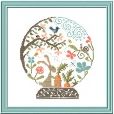 Modèle Points Comptés - Un Lapin dans mon Jardin