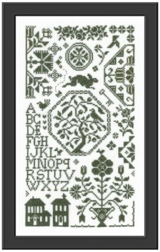 Modèle Points Comptés - Quaker du Printemps