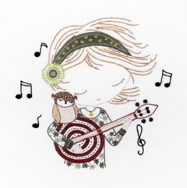 Kit Broderie "Salomé joue du Banjo"