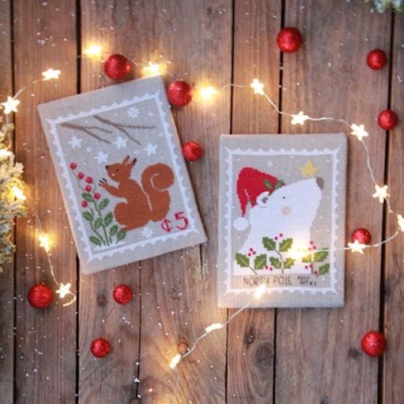 Modèle Points Comptés - Bear & Squirrel