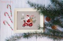 Modèle Points Comptés - Santa on a Vespa