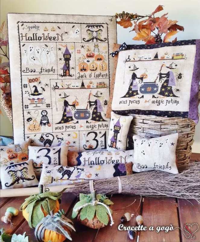 Modèle Points Comptés - En Attendant Halloween