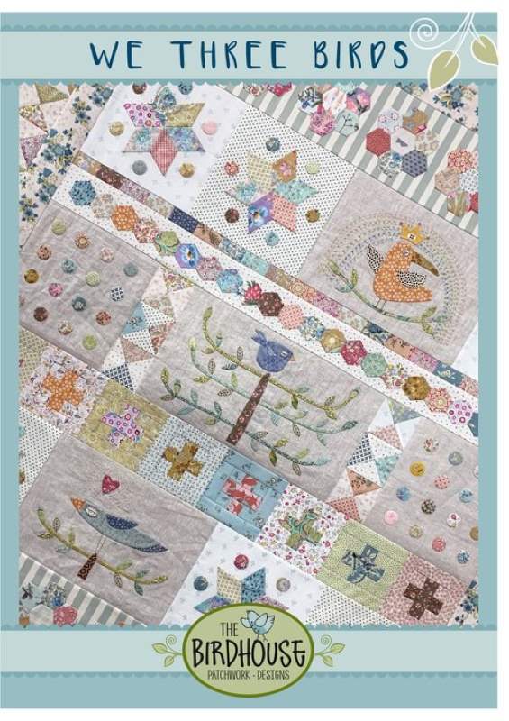 Modèle de Patchwork - We Three Birds Natalie Bird