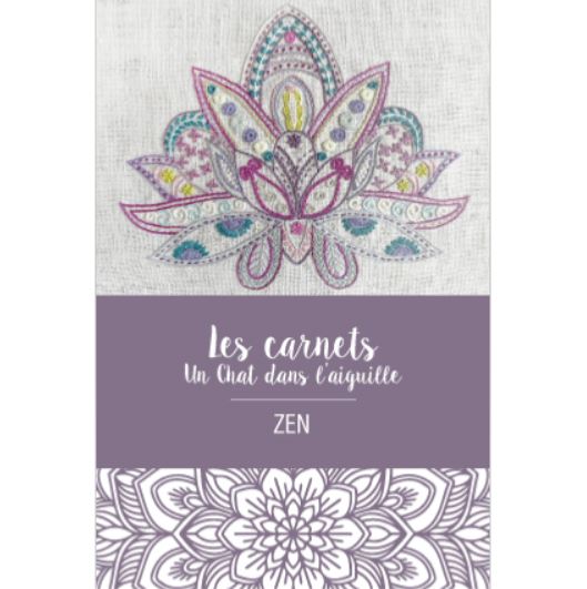 Carnet de dessins de broderie - Zen
