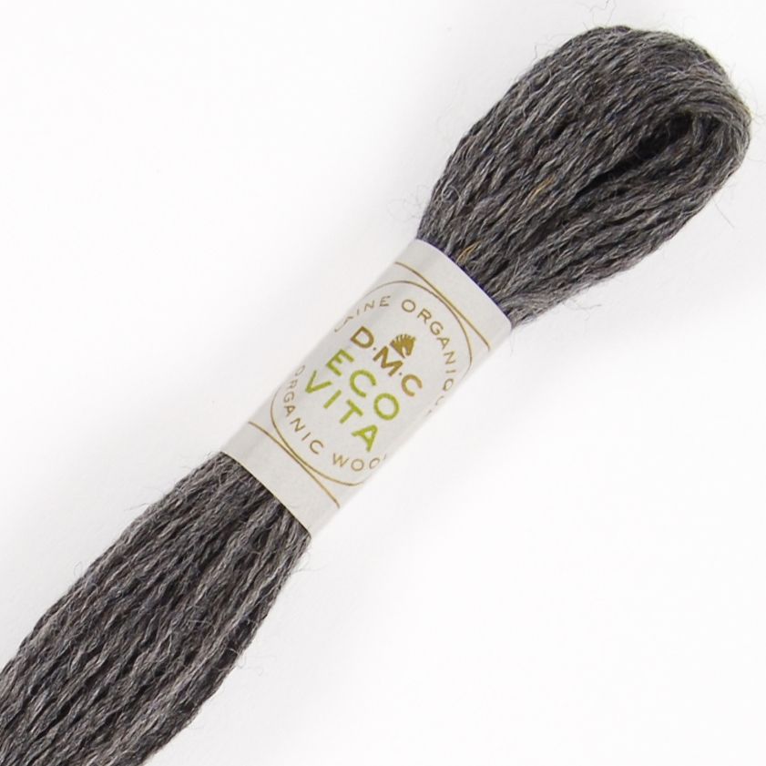 DMC Fil à Broder - Laine Eco Vita - Col. 004 Noix Séchée