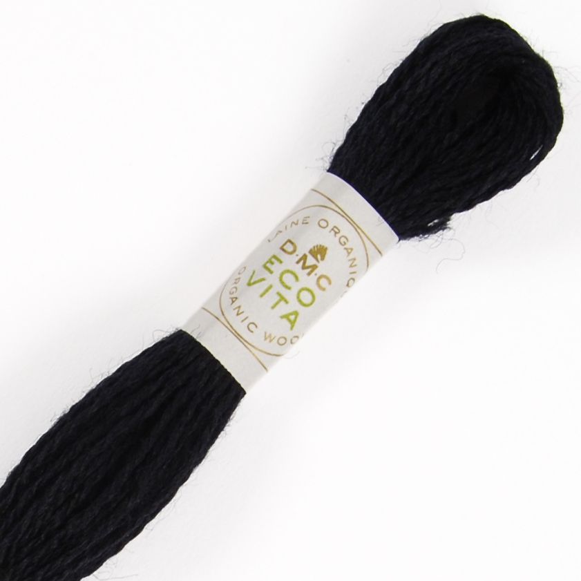 DMC Fil à Broder - Laine Eco Vita - Col. 006 Bois d'Inde Charbonné
