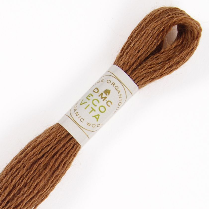 DMC Fil à Broder - Laine Eco Vita - Col. 102 Cachou Cuivré