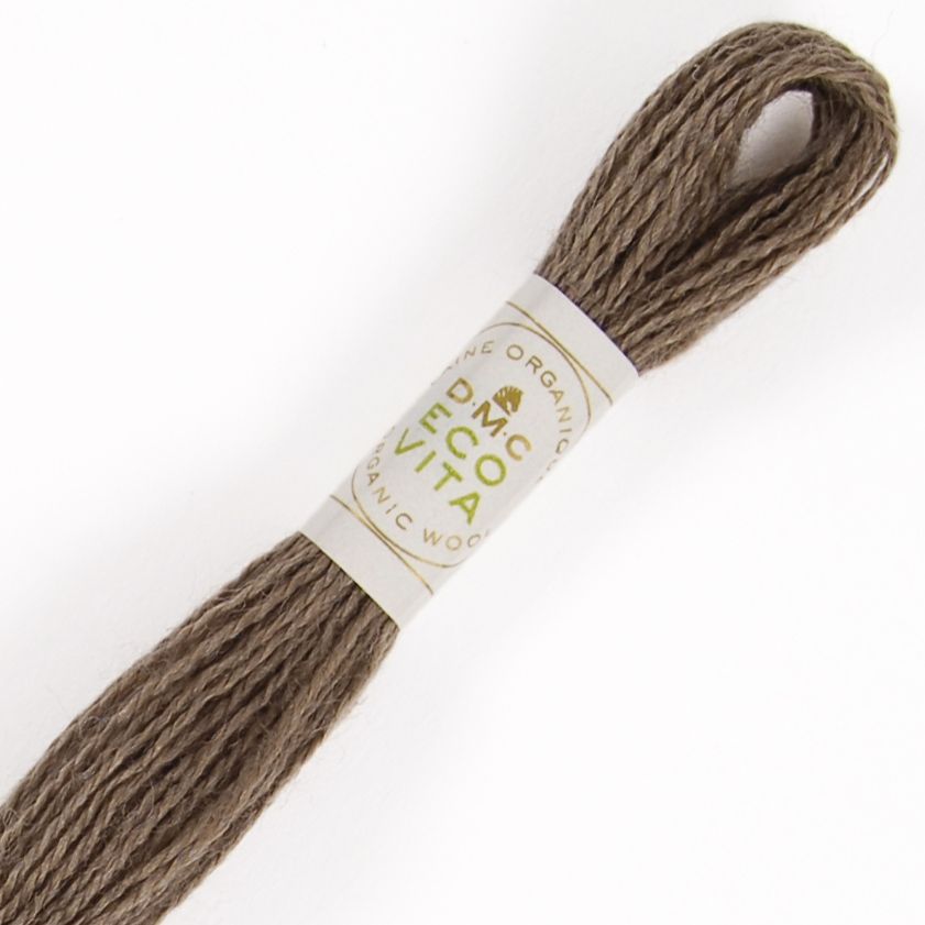 DMC Fil à Broder - Laine Eco Vita - Col. 105 Cachou Grillé