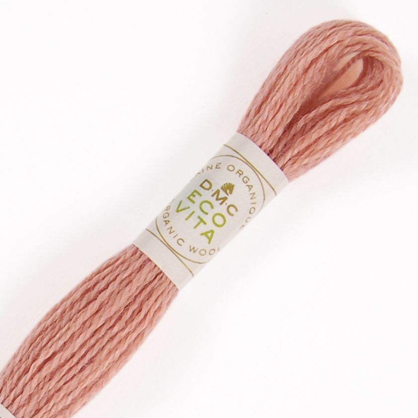 DMC Fil à Broder - Laine Eco Vita - Col. 301 Garance Litchi