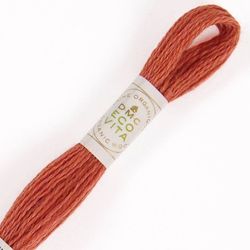DMC Fil à Broder - Laine Eco Vita - Col. 305 Garance Passion