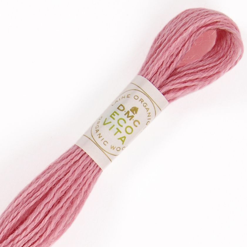 DMC Fil à Broder - Laine Eco Vita - Col. 403 Cochenille Lotus