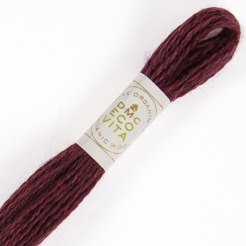 DMC Fil à Broder - Laine Eco Vita - Col. 406 Garance Pivoine