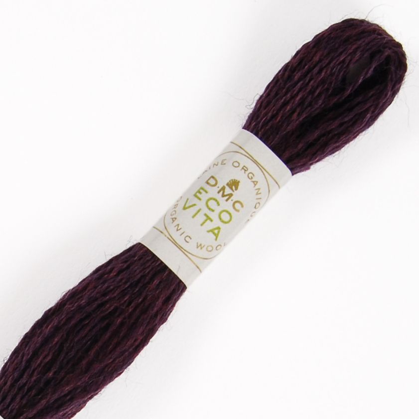 DMC Fil à Broder - Laine Eco Vita - Col. 408 Garance Colchique