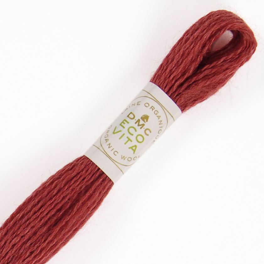DMC Fil à Broder - Laine Eco Vita - Col. 501 Garance Impériale