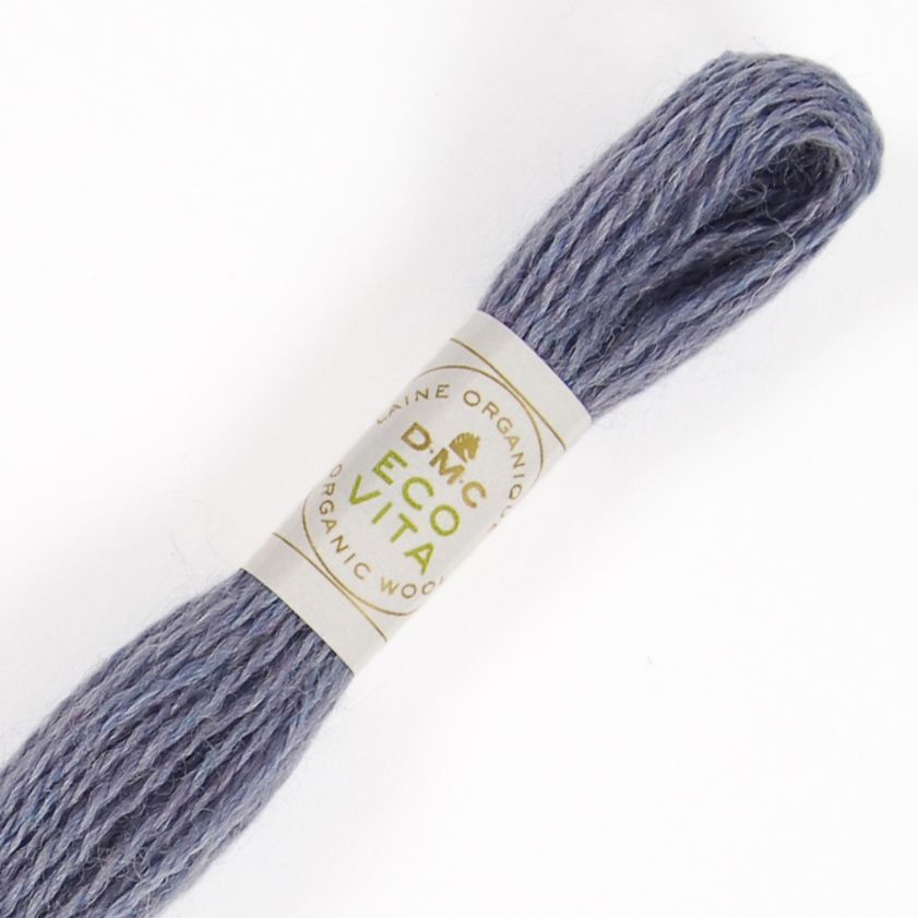 DMC Fil à Broder - Laine Eco Vita - Col. 602 Indigo Brume