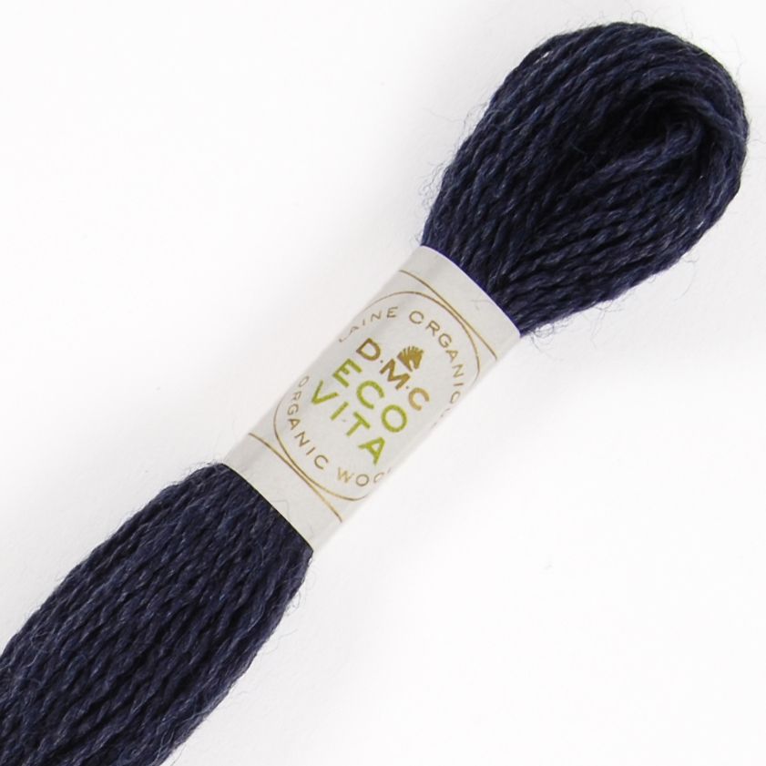 DMC Fil à Broder - Laine Eco Vita - Col. 603 Bois d'Inde Abysses