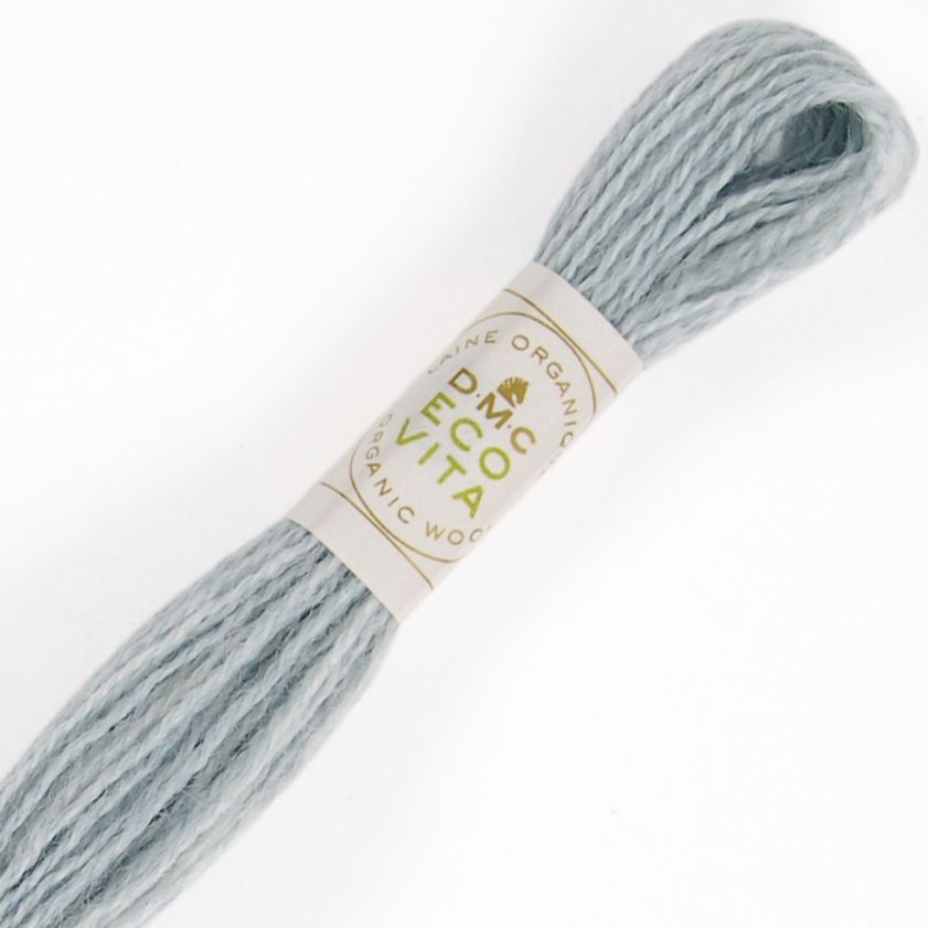 DMC Fil à Broder - Laine Eco Vita - Col. 604 Indigo Ciel