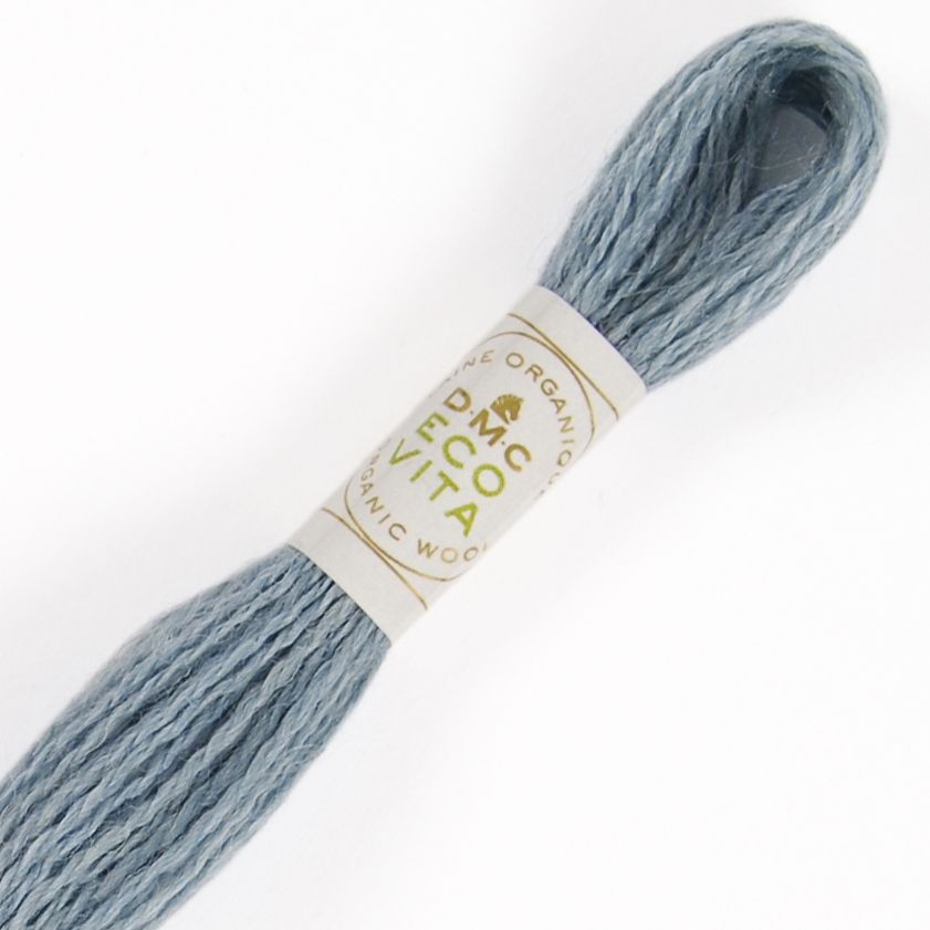DMC Fil à Broder - Laine Eco Vita - Col. 609 Indigo Arctique