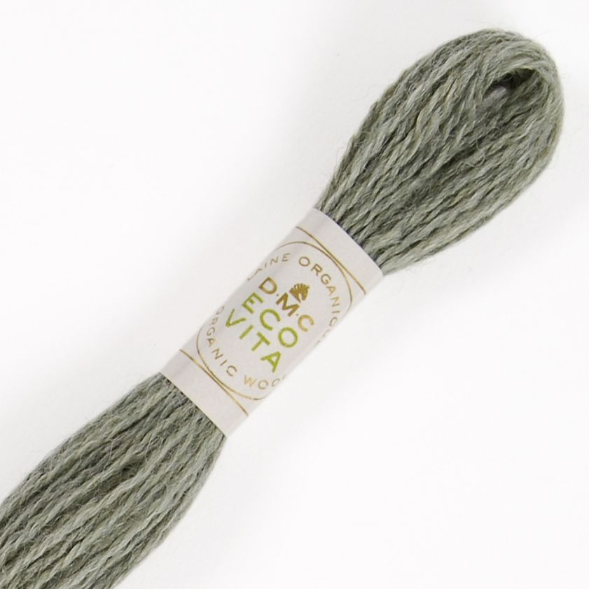 DMC Fil à Broder - Laine Eco Vita - Col. 702 Gaude Lichen
