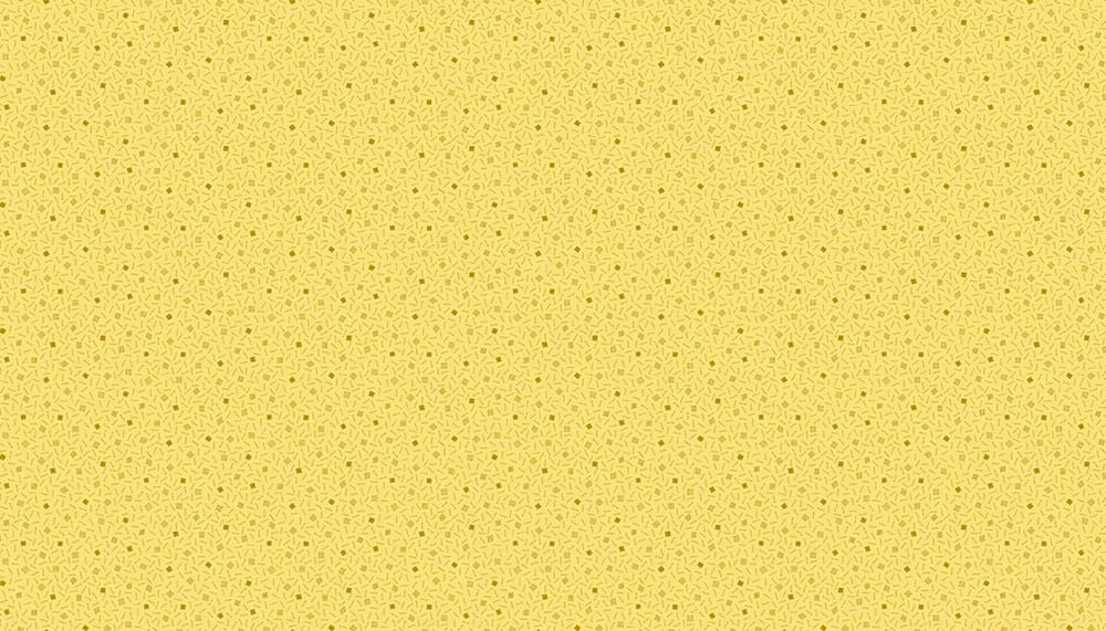 Tissu Patchwork Trinket 2020 _ Dotted Square Yellow