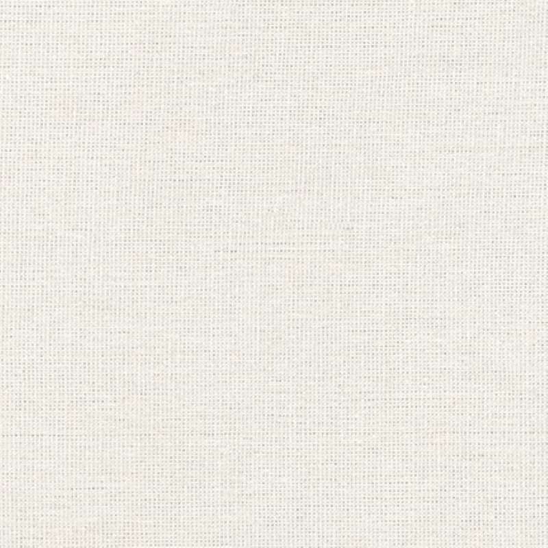 Tissu Métis Faux-uni Coton-Lin Blanc Métallisé